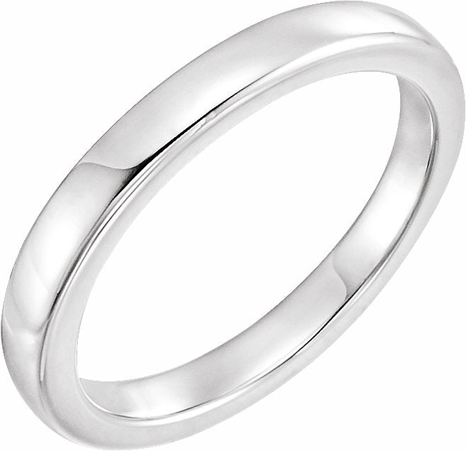 14K White Solstice Solitaireu00ae #16=2.5-6.0 CT Tapered Bombu00e9 Matching Band