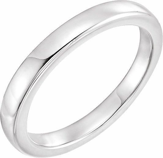 14K White Solstice Solitaireu00ae #16=2.5-6.0 CT Tapered Bombu00e9 Matching Band