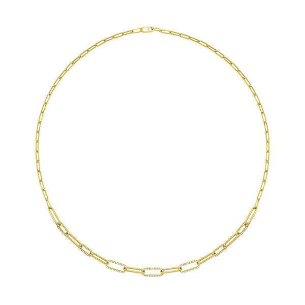 Gems One 14Kt Yellow Gold Diamond (1/2Ctw) Necklace
