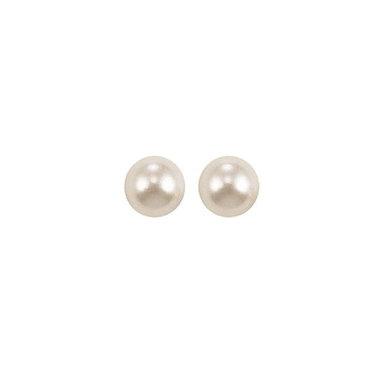 Gems One 14Kt White Gold Pearl (1 Ctw) Earring