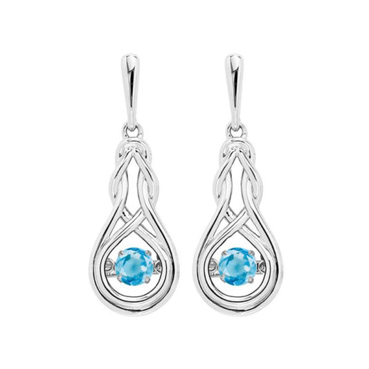Gems One Silver (SLV 995) Rhythm Of Love Fashion Earrings