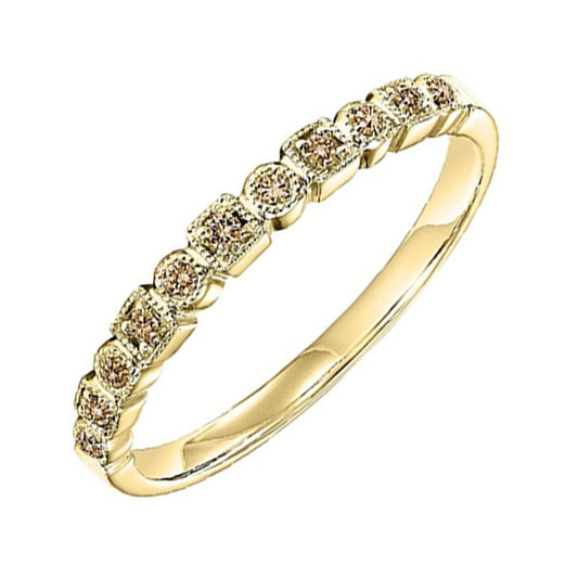 Gems One 10Kt Yellow Gold Diamond(1/8Ctw) Ring