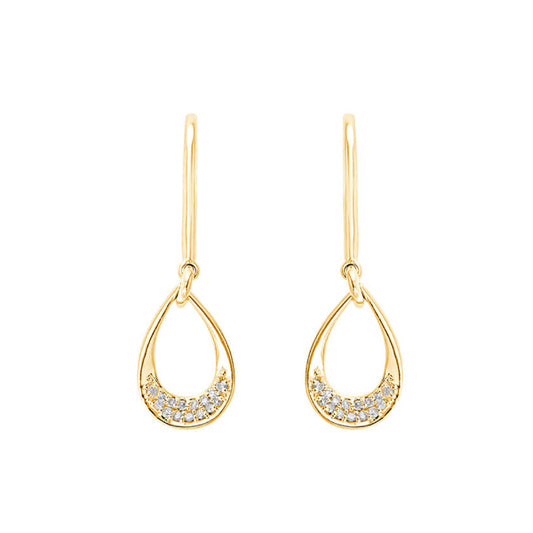 Gems One 10Kt Yellow Gold Diamond (1/10 Ctw) Earring