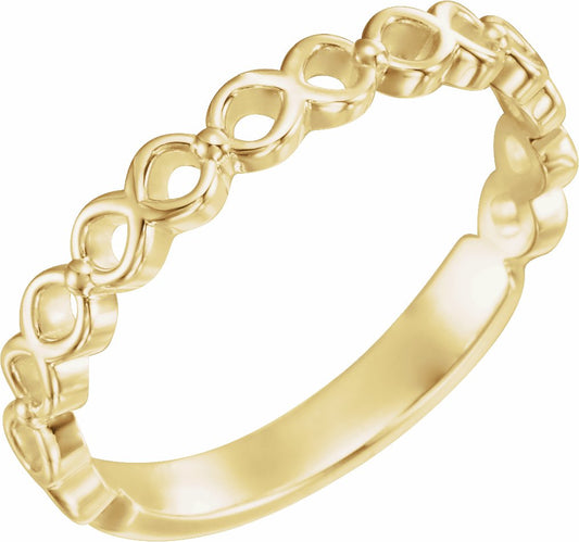 14K Yellow  Stackable Ring