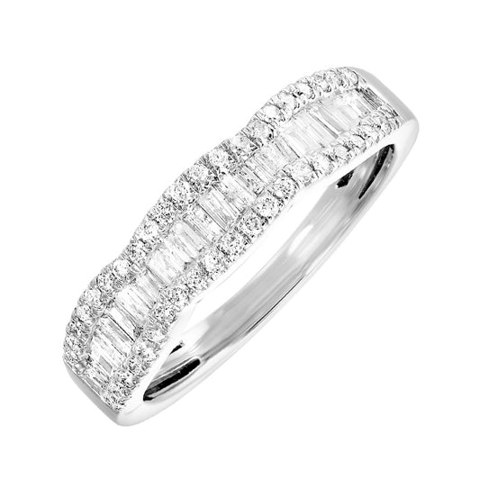 Gems One 14Kt White Gold Diamond (1/2Ctw) Ring