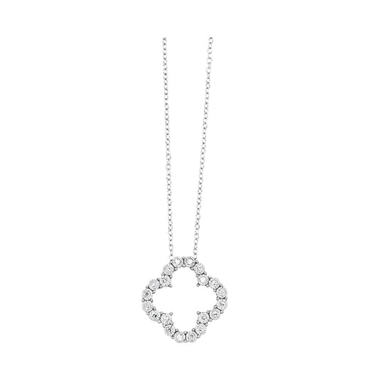 Gems One 14Kt White Gold Diamond (1/6Ctw) Necklace