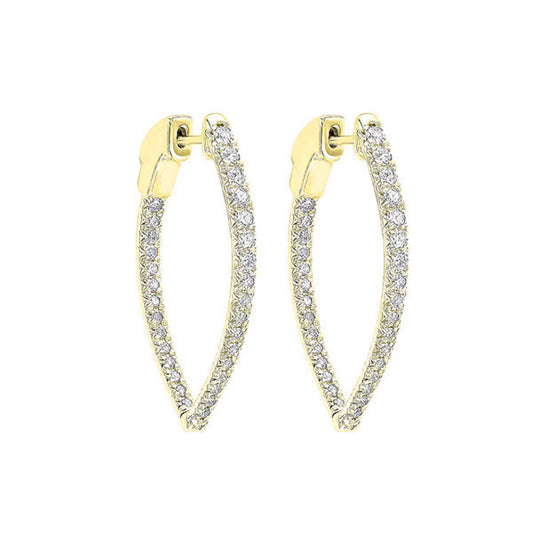 Gems One 14Kt Yellow Gold Diamond (1Ctw) Earring
