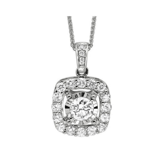 Gems One 14Kt White Gold Diamond (3/4Ctw) Pendant