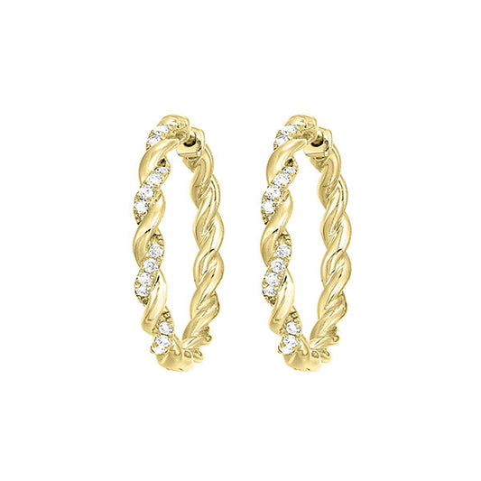 Gems One 10Kt Yellow Gold Diamond (1/4Ctw) Earring