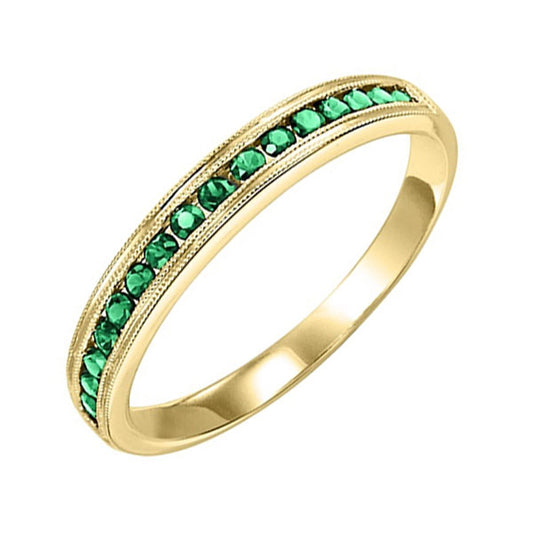 Gems One 10Kt Yellow Gold Emerald (1/3 Ctw) Ring