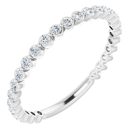 Platinum 1/3 CTW Diamond Anniversary Band