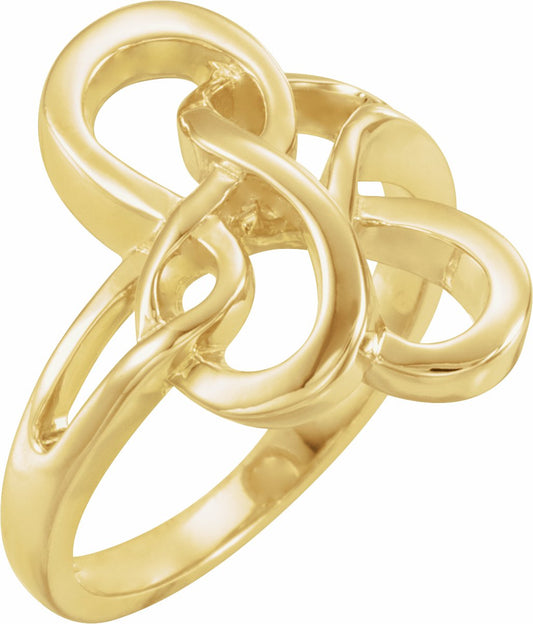 14K Yellow Freeform Ring
