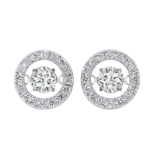Gems One 14Kt White Gold Diamond (1Ctw) Earring