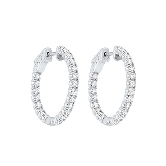 Gems One 14Kt White Gold Diamond (2Ctw) Earring