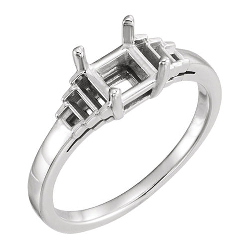 Stuller 14k White Gold 1/5ct Diamond Engagement Ring