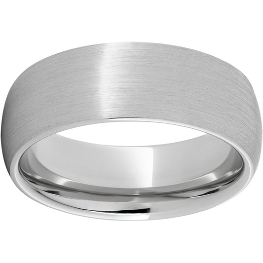 Serinium Domed Band with Satin Finish