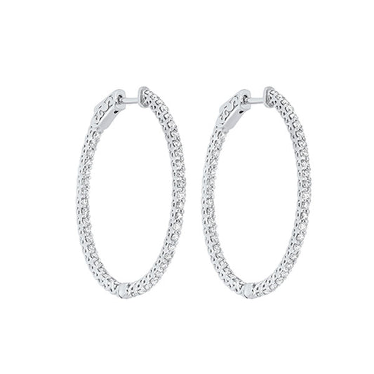 Gems One 14Kt White Gold Diamond (2Ctw) Earring