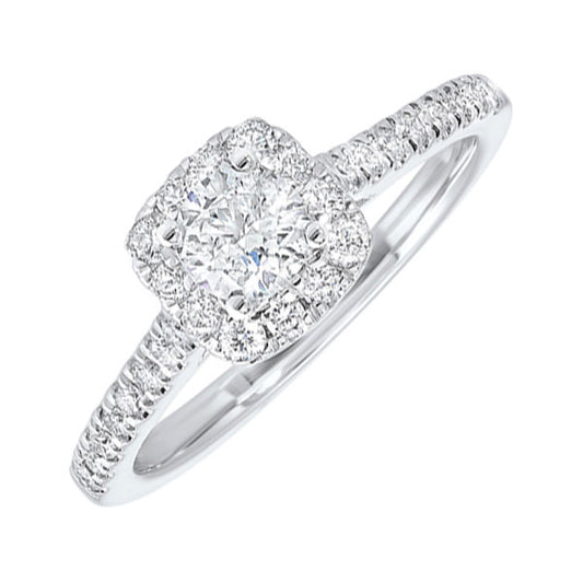 Gems One 14Kt White Gold Diamond(3/4Ctw) Ring