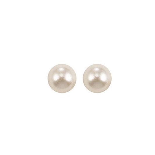 Gems One 14Kt White Gold Pearl (1 Ctw) Earring
