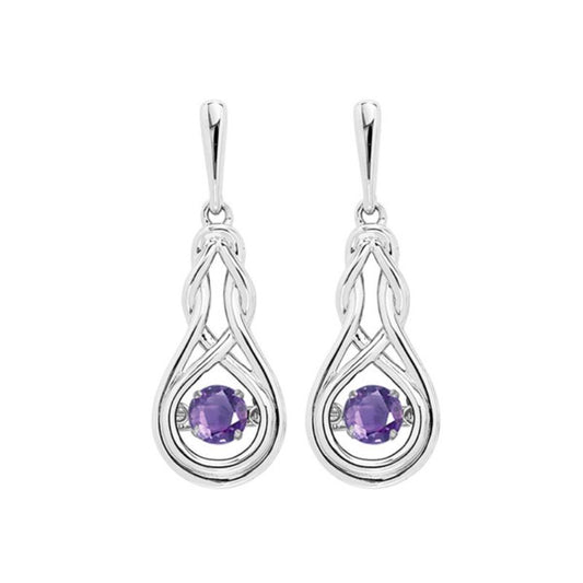 Gems One Silver (SLV 995) Rhythm Of Love Fashion Earrings