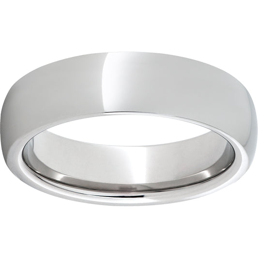 Serinium Domed Band with Polish Finish