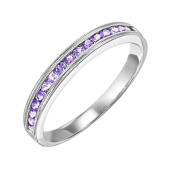Gems One 10Kt White Gold Syn Alexandrite (1/4 Ctw) Ring