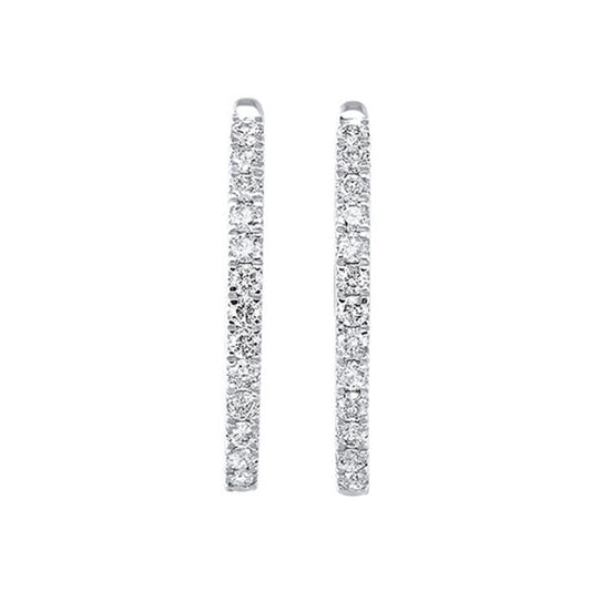 Gems One 14Kt White Gold Diamond (1/2Ctw) Earring