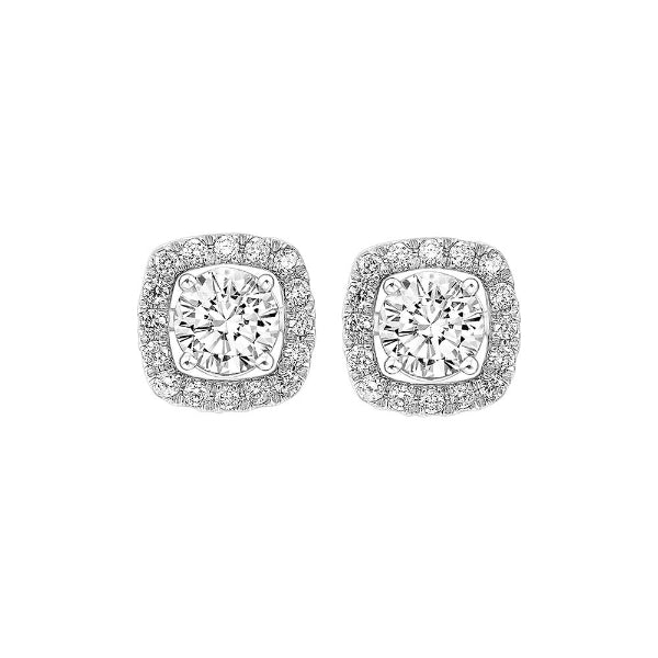 Gems One 14Kt White Gold Diamond (1/4Ctw) Earring