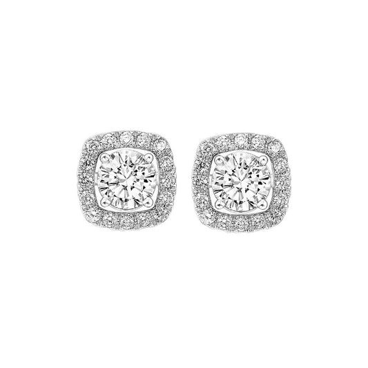 Gems One 14Kt White Gold Diamond (1/4Ctw) Earring