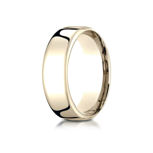 10K Yellow Gold 7.5mm  European Comfort-Fit