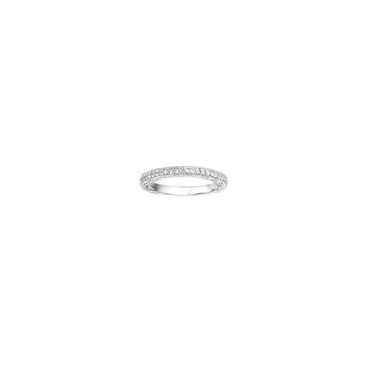 14k White Gold 0.33ct Diamond Wedding Band