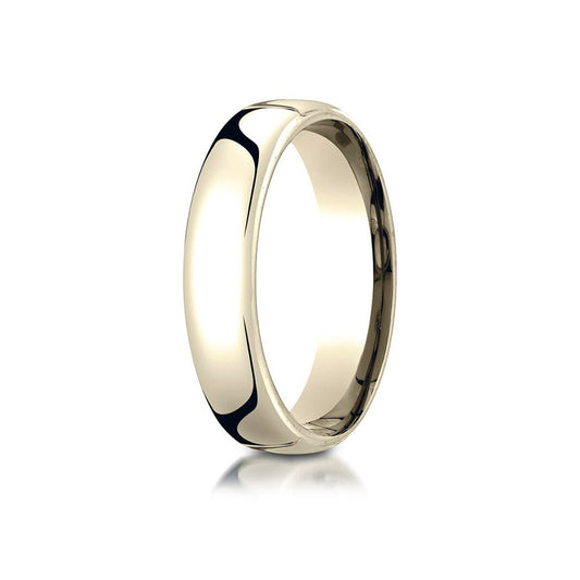 14K Yellow Gold 5.5mm  European Comfort-Fit