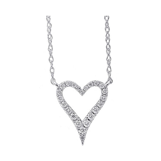 Gems One 10Kt White Gold Diamond (1/10 Ctw) Pendant
