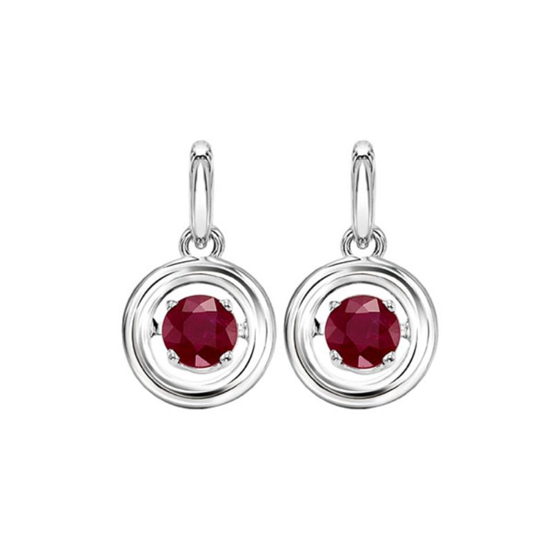 Gems One Silver (SLV 995) Rhythm Of Love Fashion Earrings