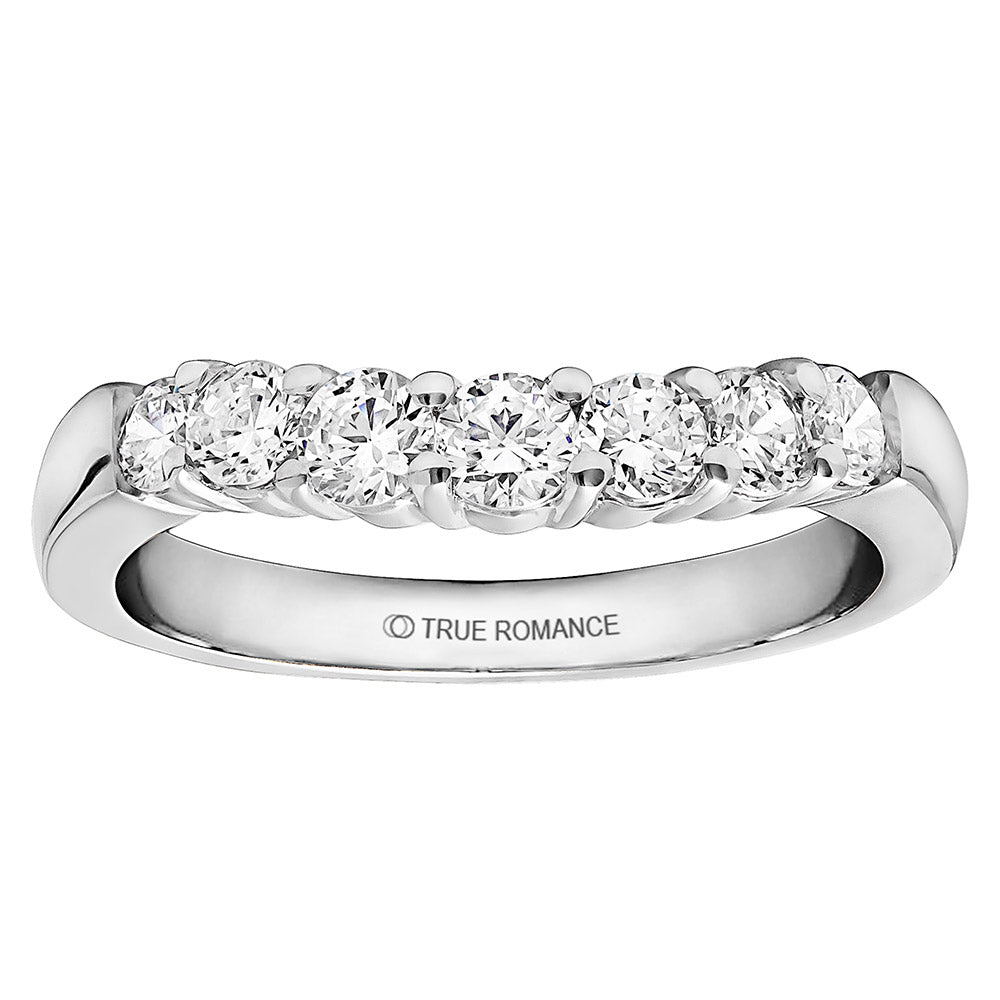 True Romance Platinum 0.50ct Diamond Vintage Style Wedding Band