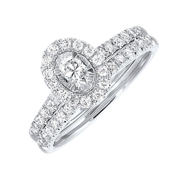 Gems One 14Kt White Gold Diamond(3/4Ctw) Ring