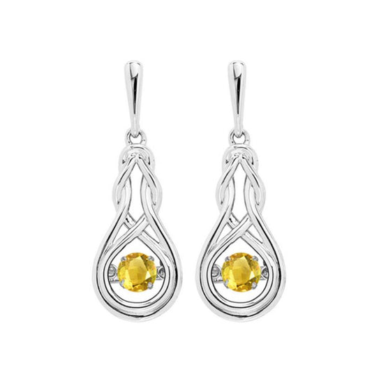 Gems One Silver (SLV 995) Rhythm Of Love Fashion Earrings