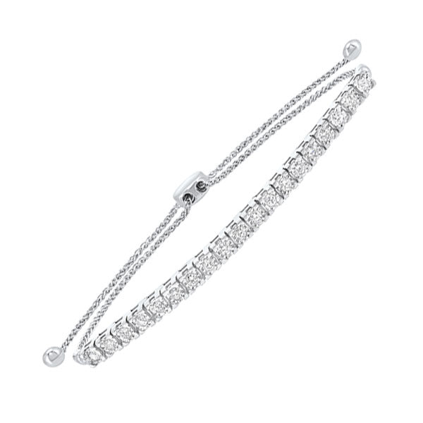 Gems One 14Kt White Gold Diamond (1/2Ctw) Bracelet