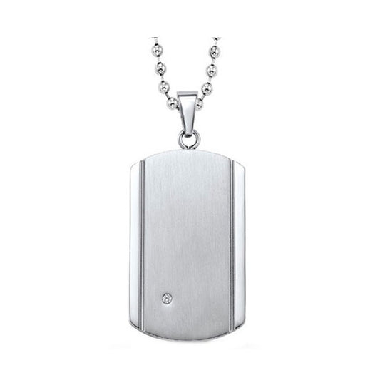 Gems One Steel Diamond Pendant