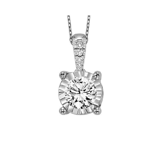 Gems One 14Kt White Gold Diamond (1/3Ctw) Pendant