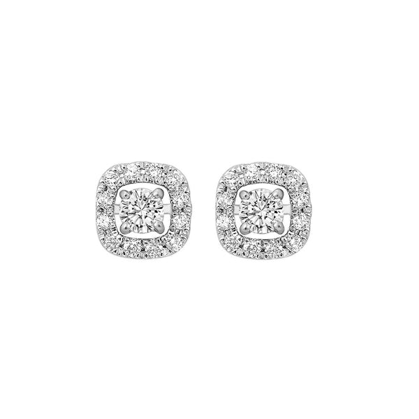 Gems One 14Kt White Gold Diamond (1/5Ctw) Earring