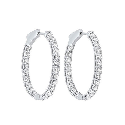 Gems One 14Kt White Gold Diamond (1Ctw) Earring