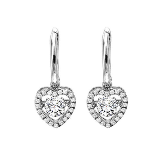 Gems One 14KT White Gold & Diamonds Stunning Fashion Earrings - 3/4 ctw