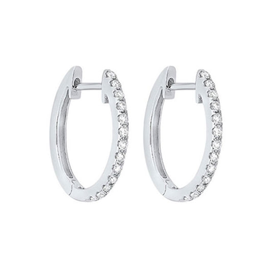 Gems One 14Kt White Gold Diamond (1/4Ctw) Earring