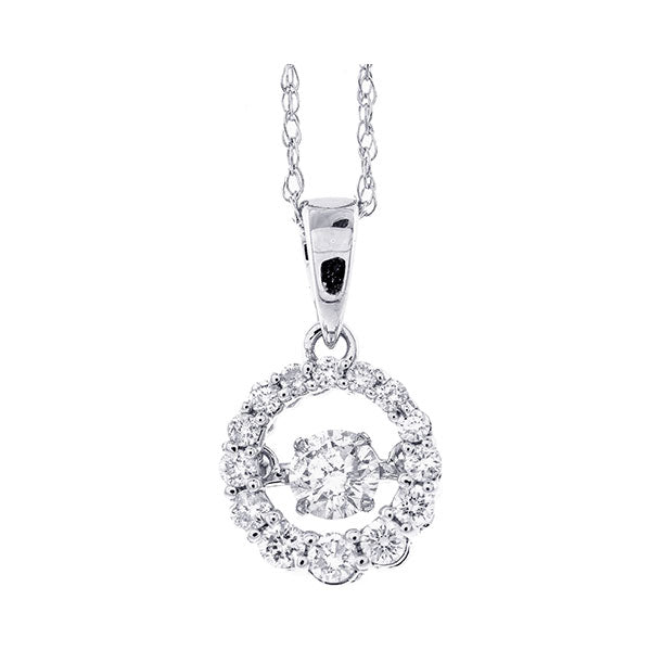 Gems One 14Kt White Gold Diamond (1/3Ctw) Pendant