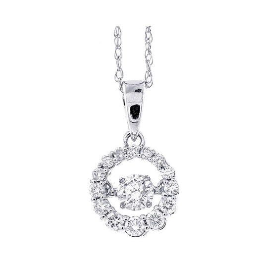Gems One 14Kt White Gold Diamond (1/3Ctw) Pendant