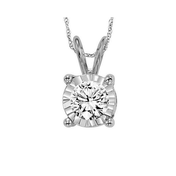 Gems One 14Kt White Gold Diamond (1/3Ctw) Pendant