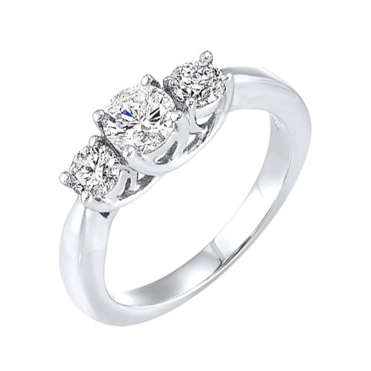 Gems One 14Kt White Gold Diamond (1/2Ctw) Ring
