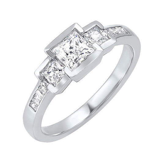 Gems One 14Kt White Gold Diamond (2Ctw) Ring