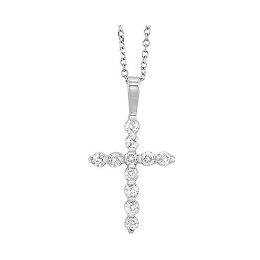 Gems One 14Kt White Gold Diamond (1/10 Ctw) Pendant